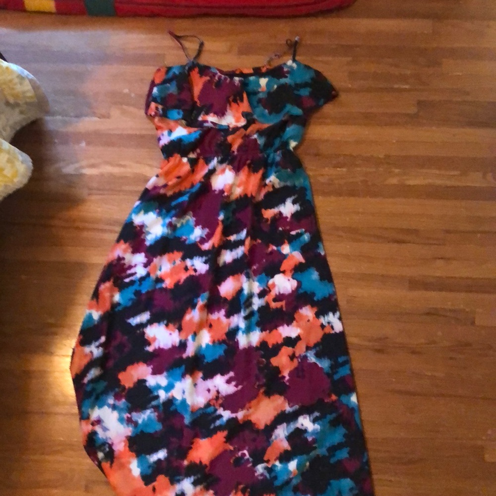 Printed loft spaghetti strap dress